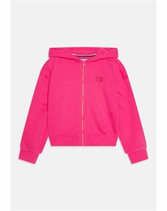 Толстовка на молнии TONAL FLAG HOODIE, фуксия Tommy hilfiger