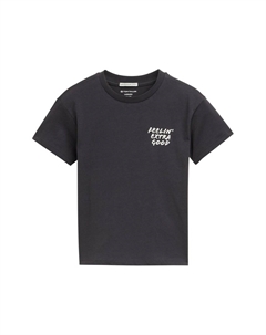 Футболка с принтом, темно-серый Tom tailor