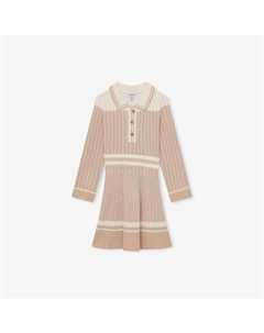 Платье Colette вязаное в рубчик для девочек 4-14 лет, розовый Reiss