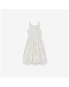 Платье миди Melody из гипюрового кружева для девочек 4-9 лет, белый Reiss