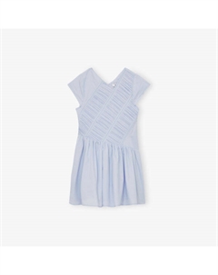 Платье мини Бесси плиссированное хлопковое 4-9 лет, синий Reiss