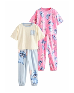 Пижама REGULAR FIT-STITCH JOGGERS 2 PACK SET, синий Next