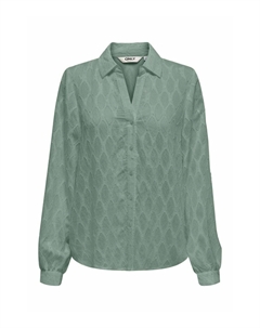 Рубашка, металлик зеленый Only
