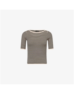 Кофта Waser из стрейч-трикотажа в полоску, бежевый Weekend max mara