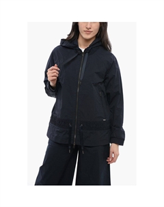 Ветровка из нейлона CRINKLE с затягивающимся шнурком на талии, Blue Woolrich