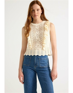 Свитер, белый Lindex