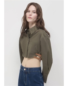 Рубашка CROP, темно-зеленый Calliope