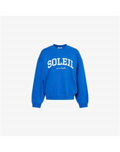 Свитшот Ariana из хлопкового джерси с вышивкой, синий 4th & reckless