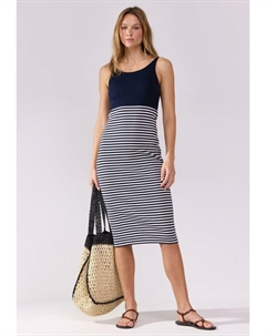 Платье из джерси MIDI, синий Lindex