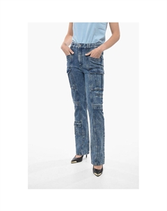 Джинсы VOKAIO Cargo Denims темного цвета 22 см, Blue Isabel marant