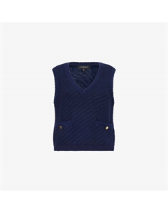 Жилет женский Claire с V-образным вырезом, темно-синий Rag & bone