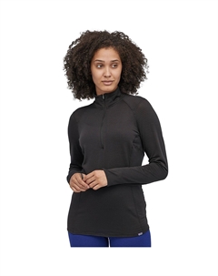 Термобелье с молнией на шее Capilene thermal weight zip-neck, черный Patagonia