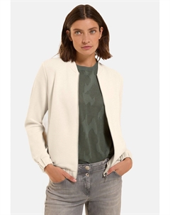 Куртка-бомбер Zip-up sweatshirt, бежевый Cecil