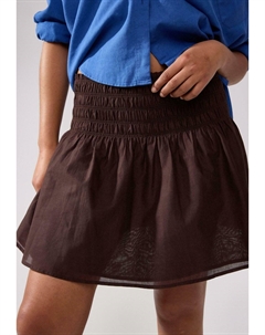 Юбка-колокол, темно-коричневый Lindex