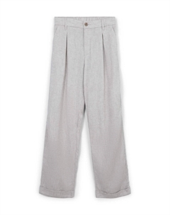 Брюки TASCHE ALLA FRANCESE MISTO, цвет Avorio Melange Calliope