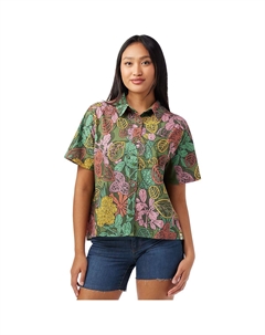 Повседневная рубашка с коротким рукавом, зеленый Smartwool