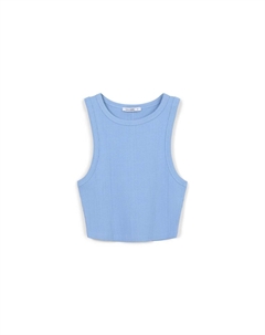 Топ CROP VOGATORE, светло-голубой Calliope