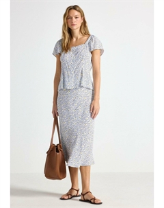 Юбка-колокол MIDI, белый Lindex