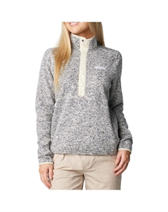 Свитер с полузастежкой на пуговицах Weather 1/2-Snap Pullover, цвет chalk heather Columbia