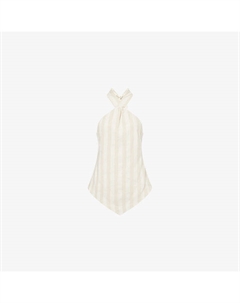 Тканый топ Tate в полоску, бежевый 4th & reckless