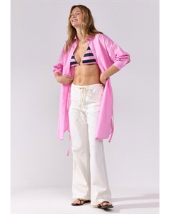 Платье-рубашка WITH MINI LENGTH, фуксия Lindex