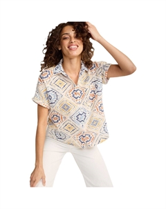 Свободная рубашка из газы, цвет harding bandana print Pendleton