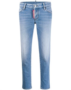 Dsquared2 укороченные джинсы с заниженной талией и логотипом 38 синий Dsquared2