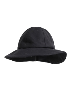 Черная хлопковая широкополая шляпа Dolce&gabbana