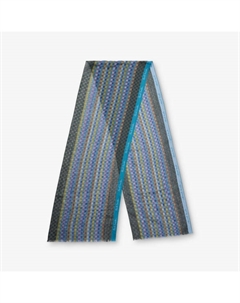 Шарф Check, синий Paul smith