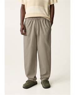 Брюки LINEN BLEND, серо-коричневый Pull & bear