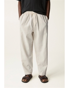 Спортивные штаны LINEN BLEND, песочный Pull & bear