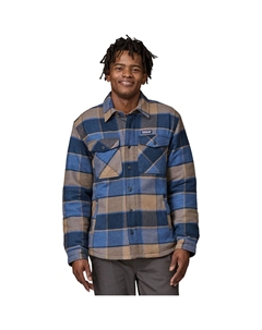 Утепленная рубашка из органического хлопка фьорд фланель, синий Patagonia