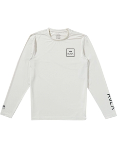 Серф рубашка с длинным рукавом, серебряный Rvca