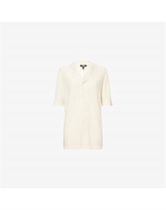 Рубашка Copley с отложным воротником, кремовый Paige