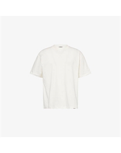 Футболка Initial из хлопкового джерси оверсайз, белый Represent