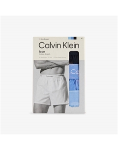 Боксеры Icon из эластичного хлопка 3 шт, мультиколор Calvin klein