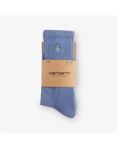 Носки Hudson с вышитым логотипом из хлопка с добавлением эластана, голубой Carhartt wip