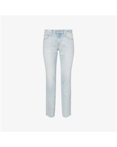 Джинсы Нормандия стрейч прямого кроя, светло-голубой Paige
