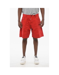 Шорты-боксеры с потертостями из денима, Red Dsquared2
