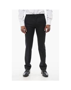 Брюки LEADER из натуральной шерсти с карманами потайного типа, Black Corneliani