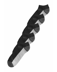 Носки CUSHIONED 5 PACK, черный Next