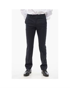 Брюки из натуральной шерсти со шлевками для ремня, Blue Corneliani