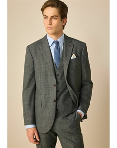 Куртка REGULAR FIT TRIMMED TEXTURED elegante, серый Next