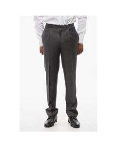 Брюки MANTUA Virgin Wool в тонкую полоску, Gray Corneliani