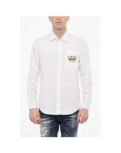 Белая хлопковая рубашка, White Dsquared2
