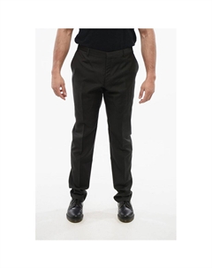 CC COLLECTION Шерстяные брюки со шлевками для ремня, Black Corneliani