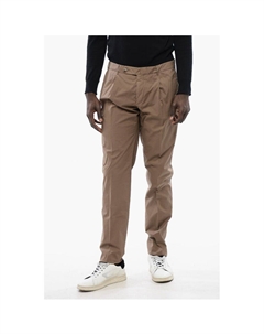 ID Брюки-чинос из эластичного хлопка, Beige Corneliani