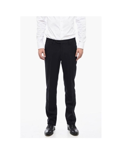 Брюки LEADER из натуральной шерсти с зауженным кроем, Black Corneliani