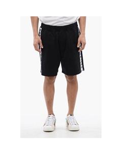 Шорты-джоггеры Relax Fit из матового хлопка с логотипом на ленте, Black Dsquared2