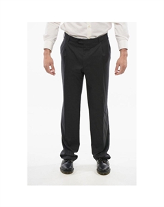 Брюки MANTUA из натуральной шерсти со скрытой застежкой, Gray Corneliani